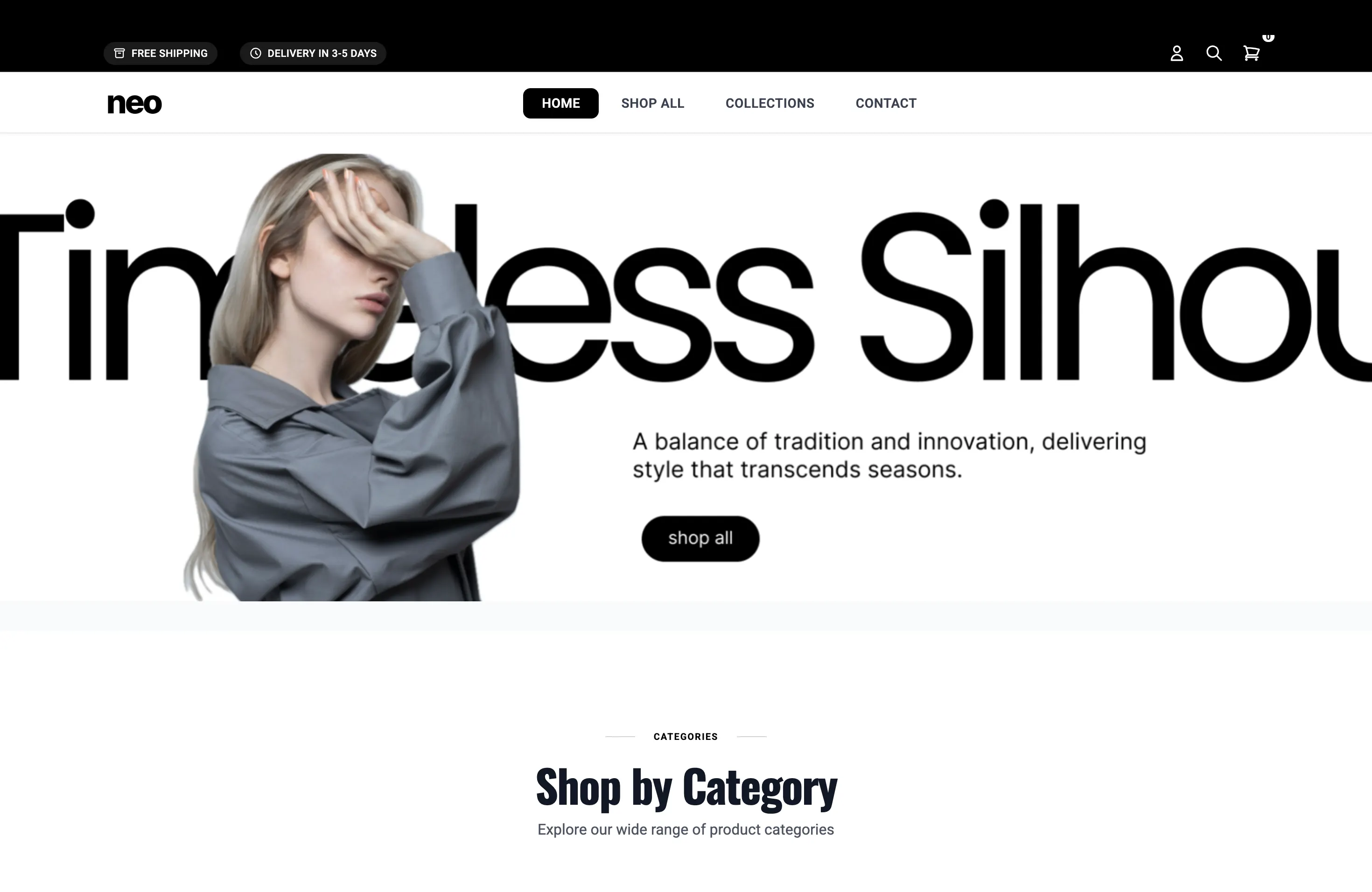 Neo storefront preview